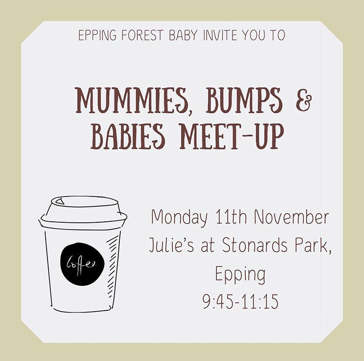 This coming Monday we have our monthly <a href="/EppForestBaby/">EppingForestBaby</a> ‘Mummies Mingle’ @ Julie’s in #epping #essex Pop along and grab a cuppa. 👶🏼☕️