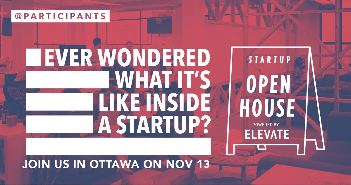 meta_Innovation's tweet photo. On Nov 13th 4-8pm, we open our doors at @Invest_Ottawa to startup enthusiasts, investors, and job seekers to come see what we are all about! Register Now @suopenhouse!

#SOHOTT2019 #experiencethehustle #exploremetaKinetic

https://t.co/mSuiKk50Vb https://t.co/P5khfIRMyX
