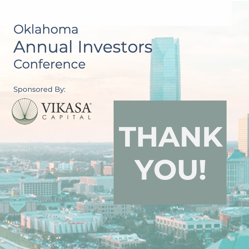 VIKASACapital's tweet photo. It was a #banneryear 1st annual #OklahomaInvestorsConference! Many thanks to our speakers, panelists & attendees for making year 1 a huge success!
#OAIC2019 #VIKASA #VIKASACapital #OKC #InstitutionalInvesting #PrivateMarkets #EmergingMarkets #AssetRaising #ESG #FamilyOffice https://t.co/ZqhTgTri0Q