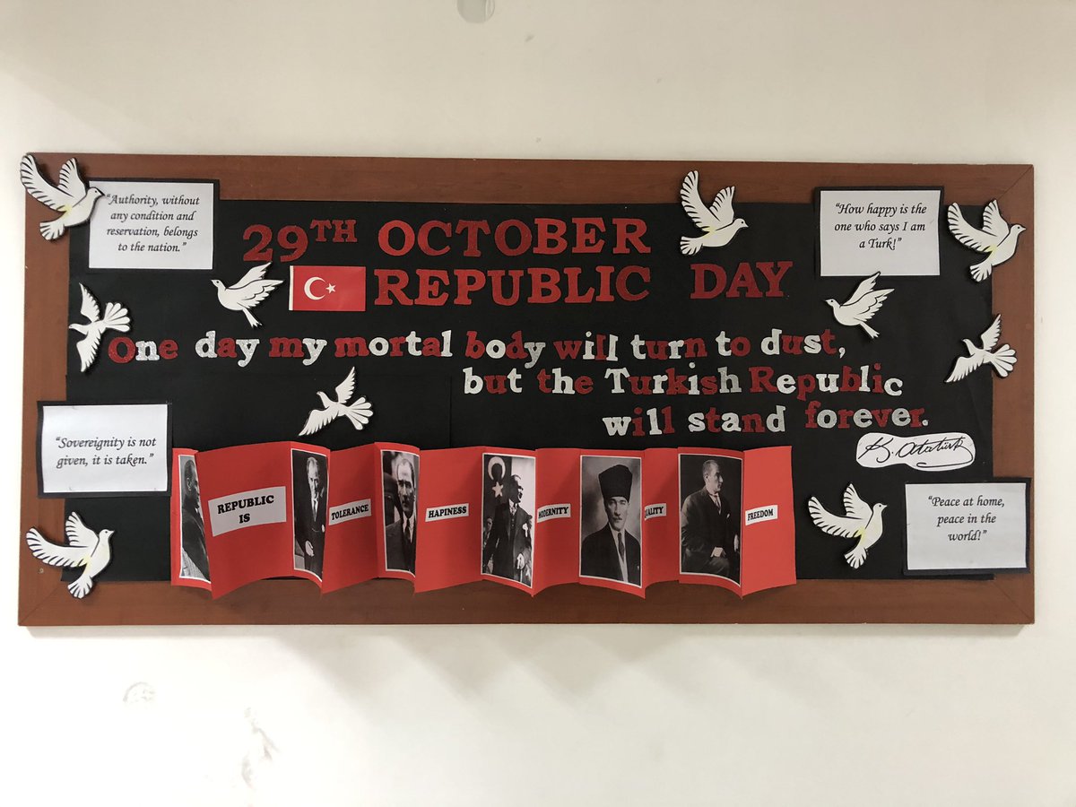 doganazilli_elt's tweet photo. 29th October Republic Day Middle School Bulletin Board 🇹🇷 
@erincdemirci @tbmumcu @TastanSena @nazdogakoleji @AliRizaLule @ebrualgr @ferdadokumaci https://t.co/JQjhOLpRwu