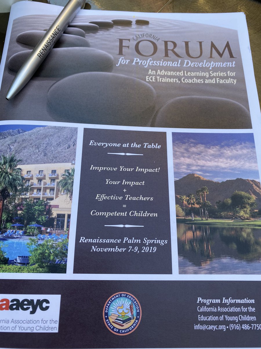 Peach4ECE's tweet image. PEACH is at the Forum #CAAEYC #ForumforProfessionalDevelopment #PalmSprings #ECEMatters