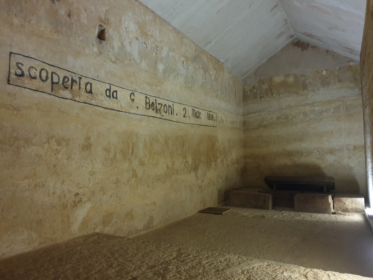 Bart_Vanthuyne's tweet photo. What a day!!! Finally made it into #Khafra's #Pyramid at #Giza #Egypt ๐ฅณFun way to close #ICEXII/#ICE2019! #Egyptology #Archaeology https://t.co/G6oyR74CM2