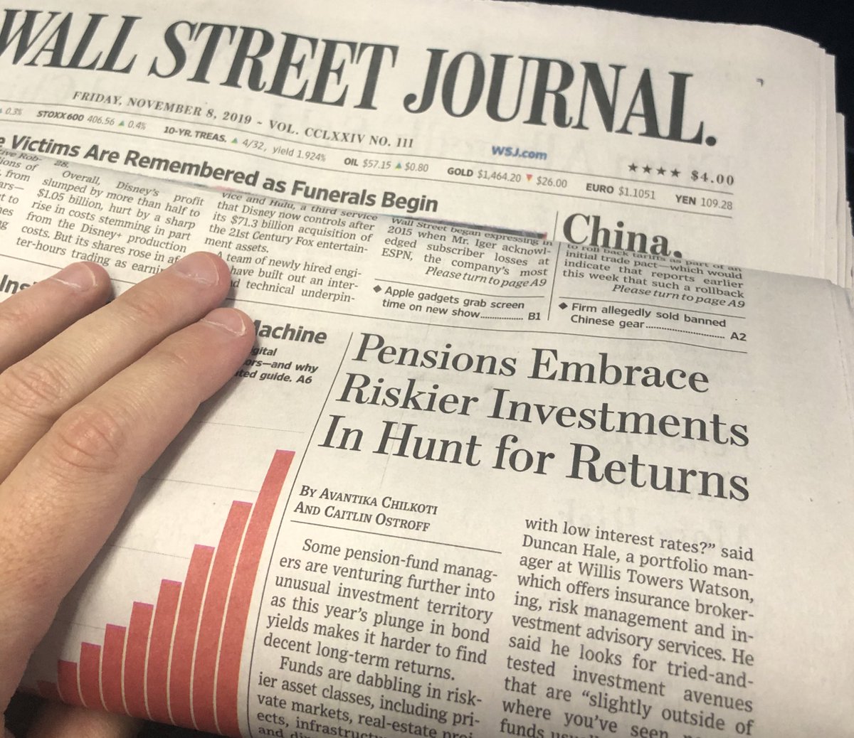 Adding 100 year Argentine bonds to one’s pension because they have yield compared to the $12.5T of negative yielding debt. What could possibly go wrong?