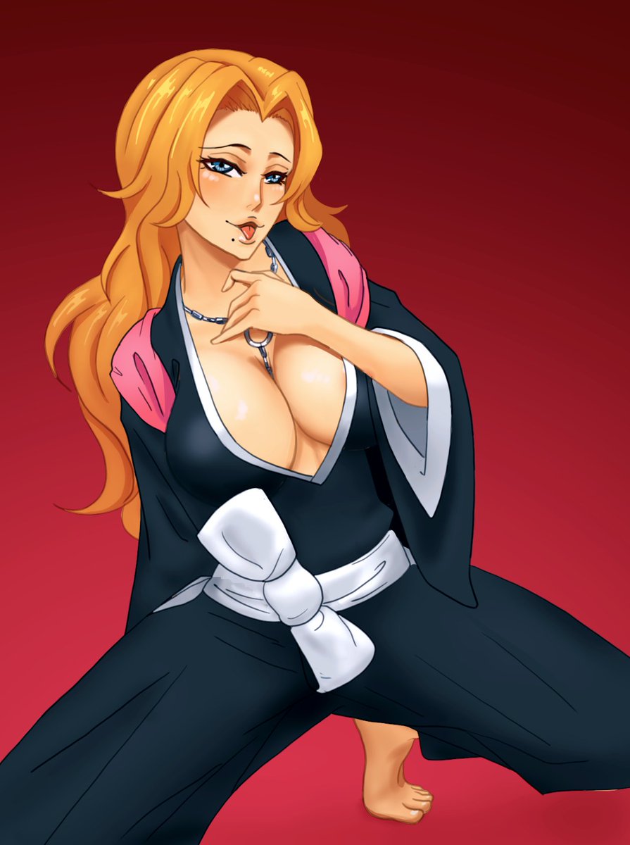 Rangiku commission 18+ version here https://www.pixiv.net/en/artworks/77718...