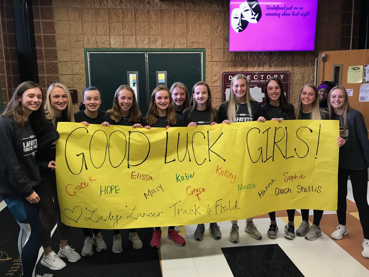 Thanks for the LHS send off!! Much appreciated!! Go Lancers!! ⁦<a href="/LafayetteLancer/">Lafayette Lancers</a>⁩