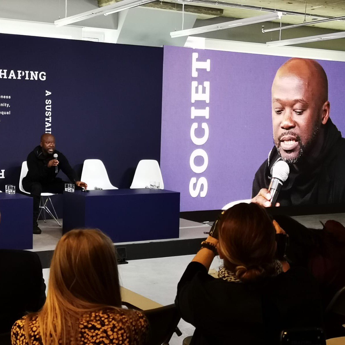 Sir <a href="/dadjaye/">Sir David Adjaye</a> discusses his recent work in Harlem, NY, which truly “shows how a building can contribute to the life blood of a city and the stories that define these communities. This is not about a token gesture but one of community." #ShapingASustainableSociety