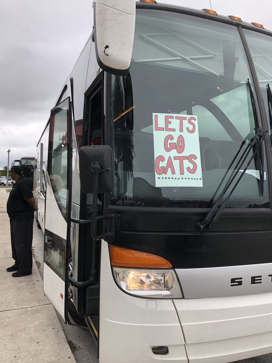 Pensacola bound! The Cats are poised to make another statement in Pensacola! Let’s Go Cats!