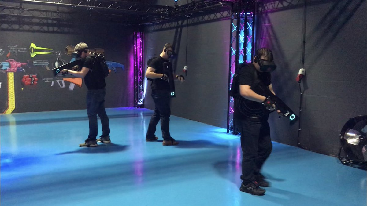 lauraloonstein's tweet photo. Congrats to @hologate on 5 MILLION customers! 👾 the most dynamic #LBVR experiences are reaching wider audiences. For today’s #VRDaysCountdown we have the @teslasuit crew ready to battle it out in #PolygonVR - Bronze #HaloAward 2018 - by @NeurogamingLtd in #Amsterdam 🇳🇱 -5 https://t.co/0HddkdbDfr