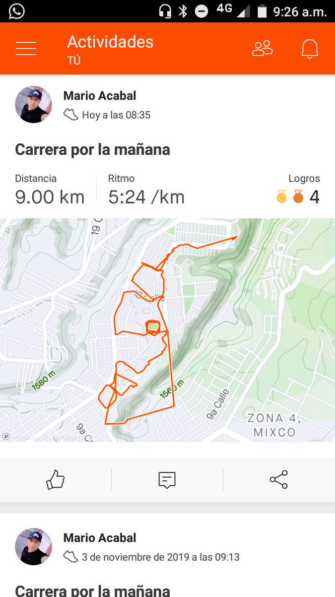 Mario67188793's tweet photo. entreno de oy con  9 km #trailrunner   #YoElegiCorrer #runners https://t.co/OqFBfIglEC
