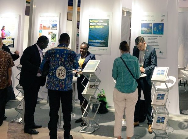 afrikaverein's tweet image. 3 exciting days at the West African Clean Energy and Environment Trade Fair and Conference #WACEE19 in Accra: Great discussions at the German Pavilion with exhibitors #Steag Energy Services, @RedaviaSolar, Green Solar Academy and many others. Big thank you to organisers @AHKGhana