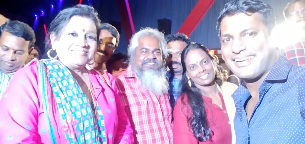 Today #ActionPressMeet 
Selffie Click By <a href="/VishalKOfficial/">Vishal</a> <a href="/VffVishal/">Vishal Film Factory</a> <a href="/johnsoncinepro/">Johnson PRO</a> <a href="/tamannaahspeaks/">Tamannaah Bhatia</a> @AishwaryaLeksh4 <a href="/chayasingh16/">Chaya Singh</a> <a href="/hiphoptamizha/">Hiphop Tamizha</a>