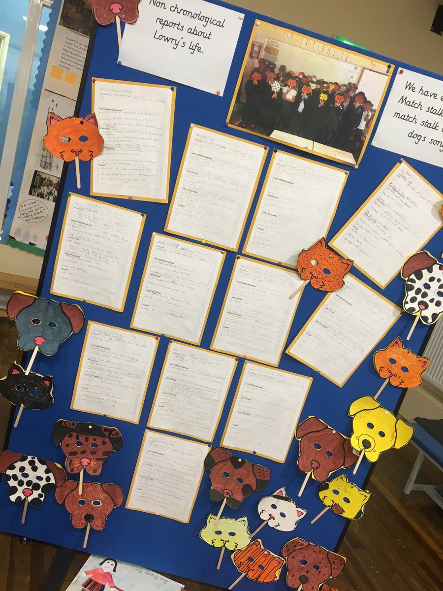 samiaSxxx's tweet photo. Class 3’s amazing Lowry work for our school exhibition #lowry #takeoneartist #bestdaysoftheirlives https://t.co/qLLMQfKtYj