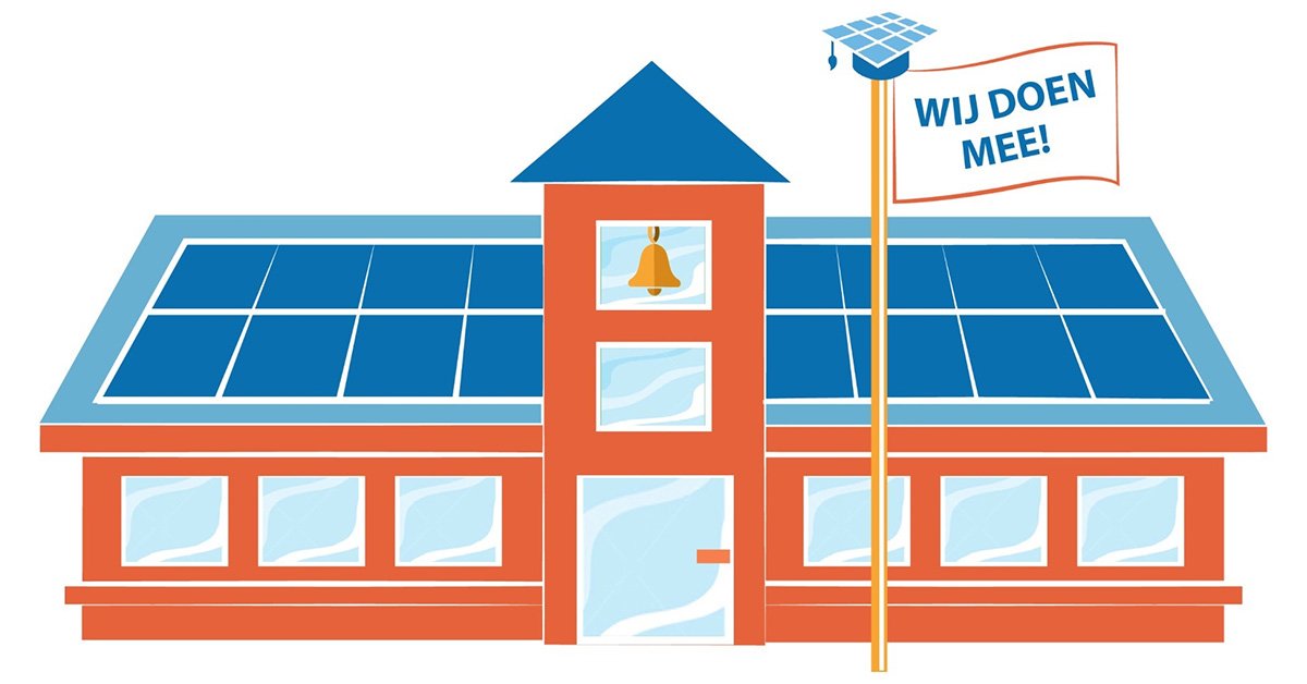 Schooldakrevolutie wil in 6 jaar tijd 6800 geschikte schooldaken van zonnepanelen voorzien. Van harte aanbevolen door minister Kajsa Ollongren: bit.ly/2rm1E6l