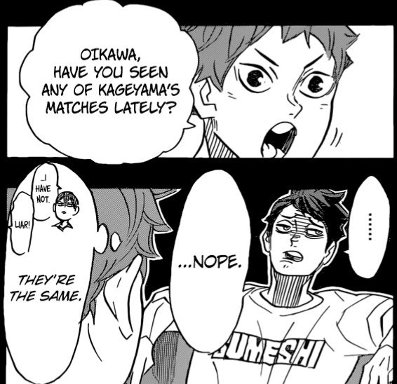 xx_sai_'s tweet photo. More OiHina pleaseeeee!!!💗💗💗

#Haikyuu #chapter372 #ハイキュー #oihina #oikawa #hinata https://t.co/pfRl3SuqTc