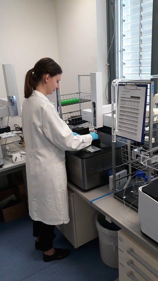 ProjectFOIEGRAS's tweet photo. Jelena Stevanovic ESR10, U.Porto, did her secondment at the industrial partner of the Project FOIE GRAS, micro-biolytics GmbH, Germany. During her 1,5 secondment she worked on testing the new IR-based technology to be used in selected samples from the NAFLD animal model. https://t.co/3KmYRHbOaT