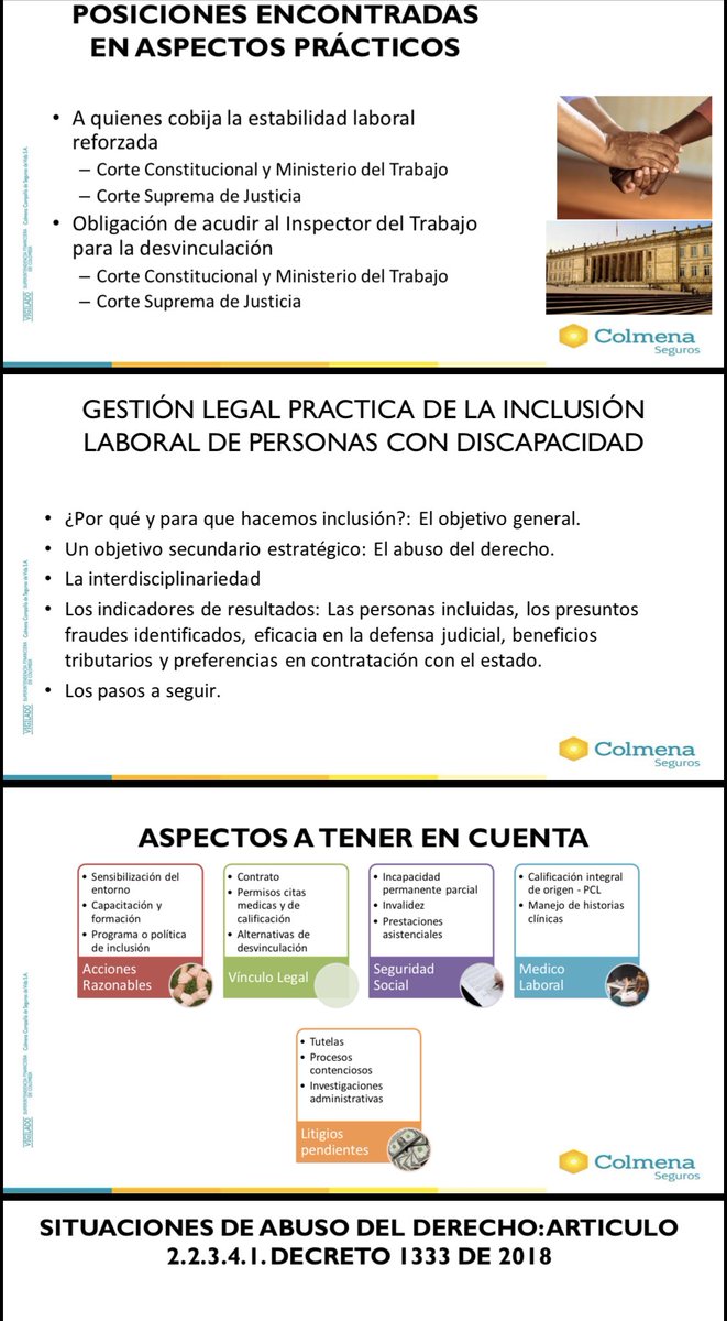 abgmartin's tweet photo. La estabilidad ocupacional reforzada es un derecho de todos que debemos garantizar los contratantes haciendo gestión de buena fe que permita defenderse del abuso del derecho: hoy con @ColmenaSeguros desde Barranquilla hablando del tema con expertos! #sst2019 #legislacionsst https://t.co/sACMDwZlXT