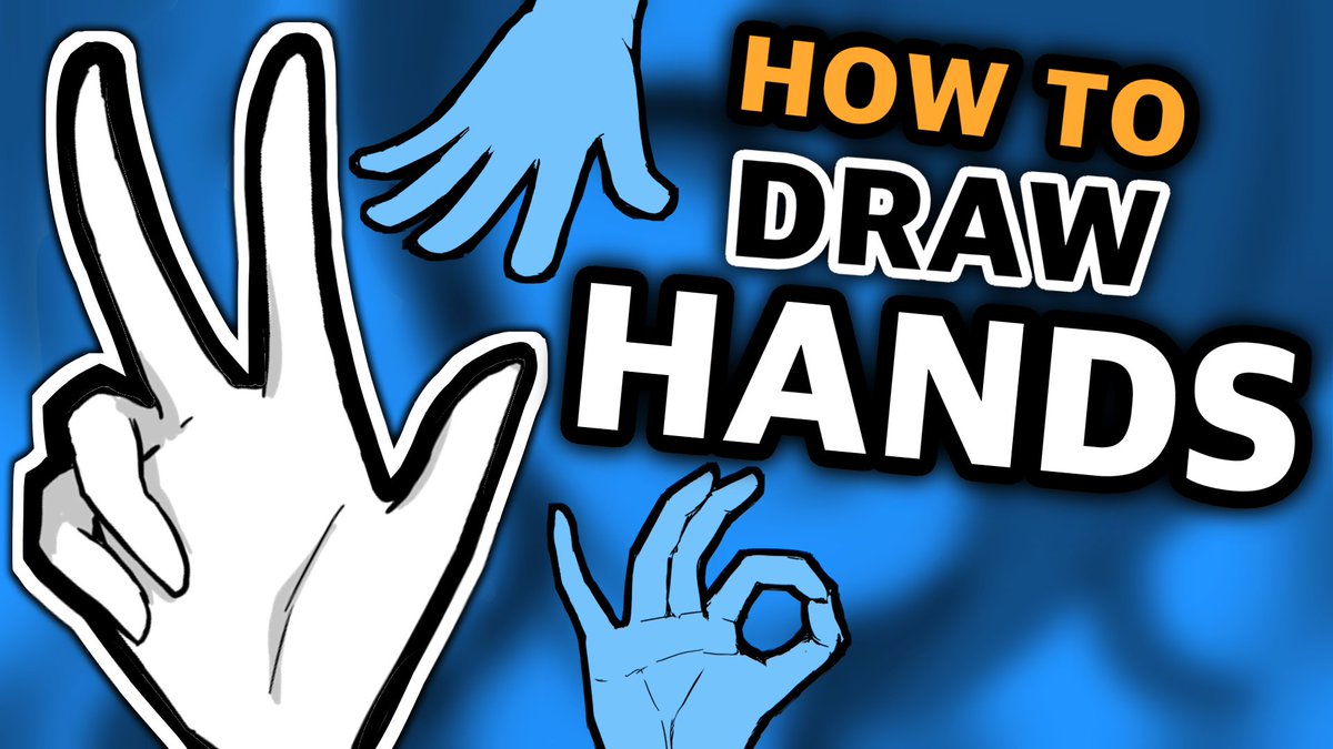 New Tutorial on How to draw Hands for Beginners!

https://t.co/s1ffvjwbem

Legs and Feet for next week! 