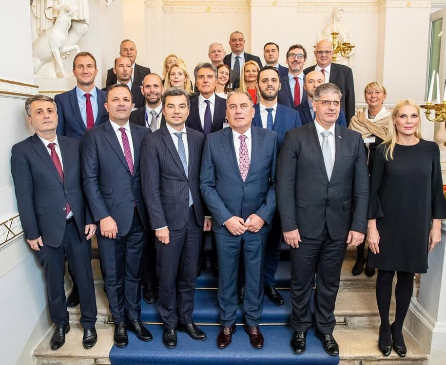 Besfort_AL's tweet photo. @CommitteeofMinisters of #PCCSEE "While there may be overlapping and unclear definitions as to where the Southeastern Europe begins or ends, the Western Balkans is certainly at the heart of this geographical definition." Regional Police Cooperation is a MUST! https://t.co/PFXDI5ZjzA