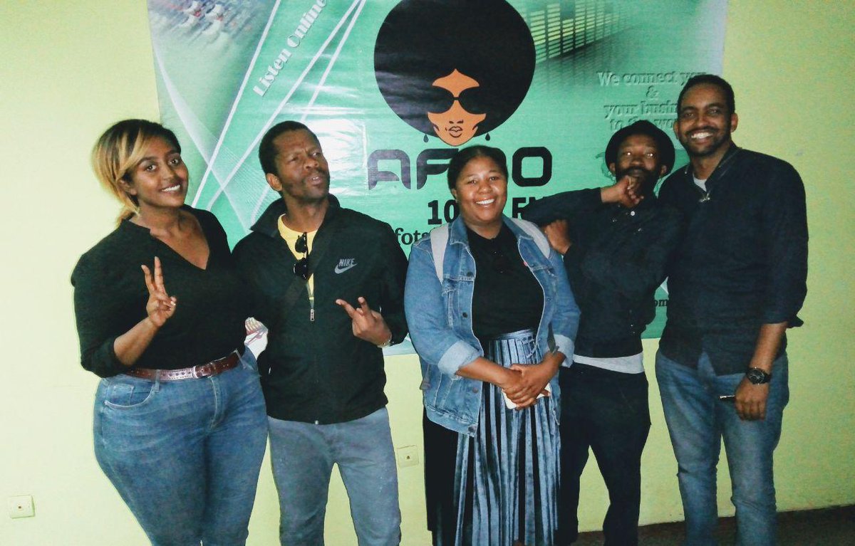 thenewaddis's tweet photo. Freaky Fridays on #TheHype with #Dagi & #Tg talking to @bantucontinua about them taking part in #On_the_Grind_festival on Nov 9, 2019 at the Alliance Ethio-Française Addis-Abeba #Ethiopia #AfroFM https://t.co/NCbwYVQzLK
