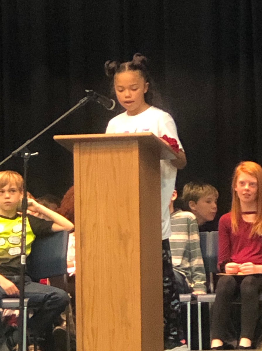 CBBESWJCC's tweet photo. This morning our 5th graders presented speeches to campaign before our SCA election! Awesome job!!! 🗳 😊#webelievebearsachieve #scaelections https://t.co/tD9FgfAMsW