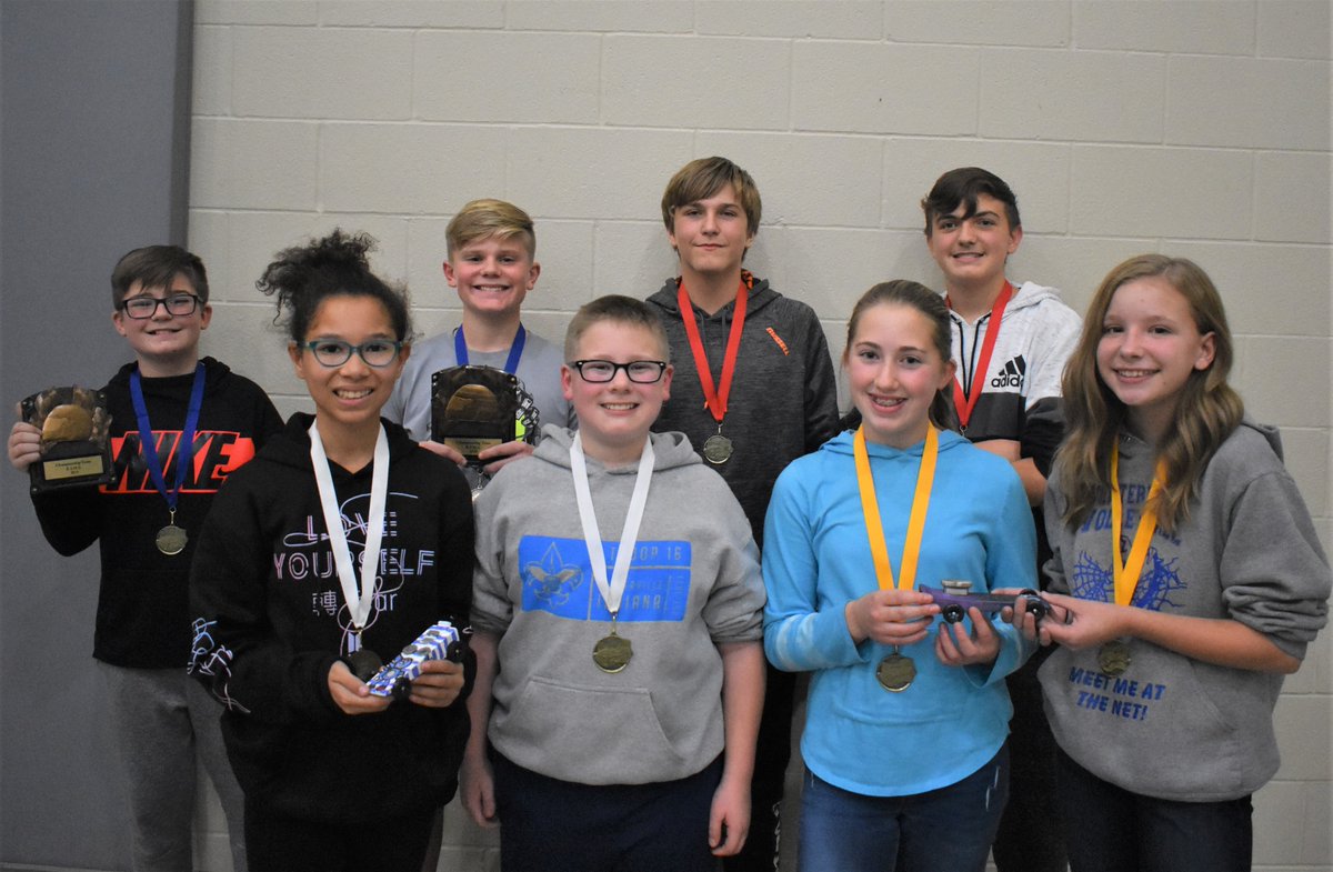 bulldogscjhs's tweet photo. Congratulations to all in the 9th annual Race Into Math &amp; Science competition! Our final four finishers for the fastest time were: 1st Conner Frazier and Chase Clark,
2nd Kody Williams and Sean Newman, 3rd Anna Withers and Andy Purcell, 4th Makayla Spurrier and Carissa Shadle. https://t.co/QFEVMrpe7R