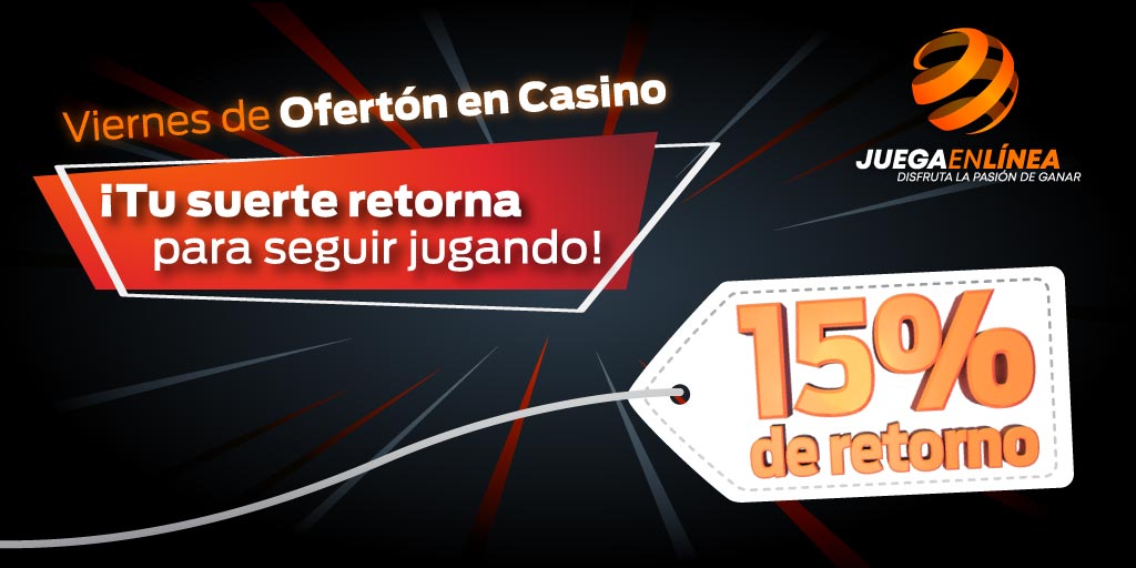 JuegaEnLinea's tweet image. #8now El fin de semana llega con ¡Ofertón en Casino! Aprovecha, disfruta la sección de #Casino con descuento.

➡️ juegaenlinea.net/promociones/vi…