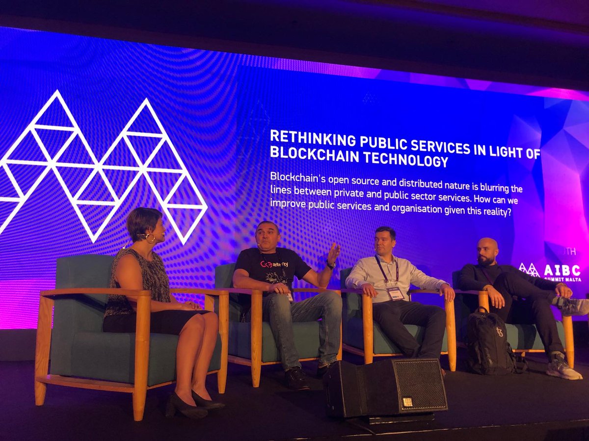 aeternity's tweet photo. #aeternity's @PabloCoirolo just participated in a panel on public services transformation through #blockchain.

He discussed #AE's partnership with Uruguay's @PDigitalUy 

#liquiddemocracy #blockchainvoting @aeternityuy 
@AIBCsummit #AIBCSUmmit2019 #MaltaBlockchainSummit https://t.co/TEhpzwbL70