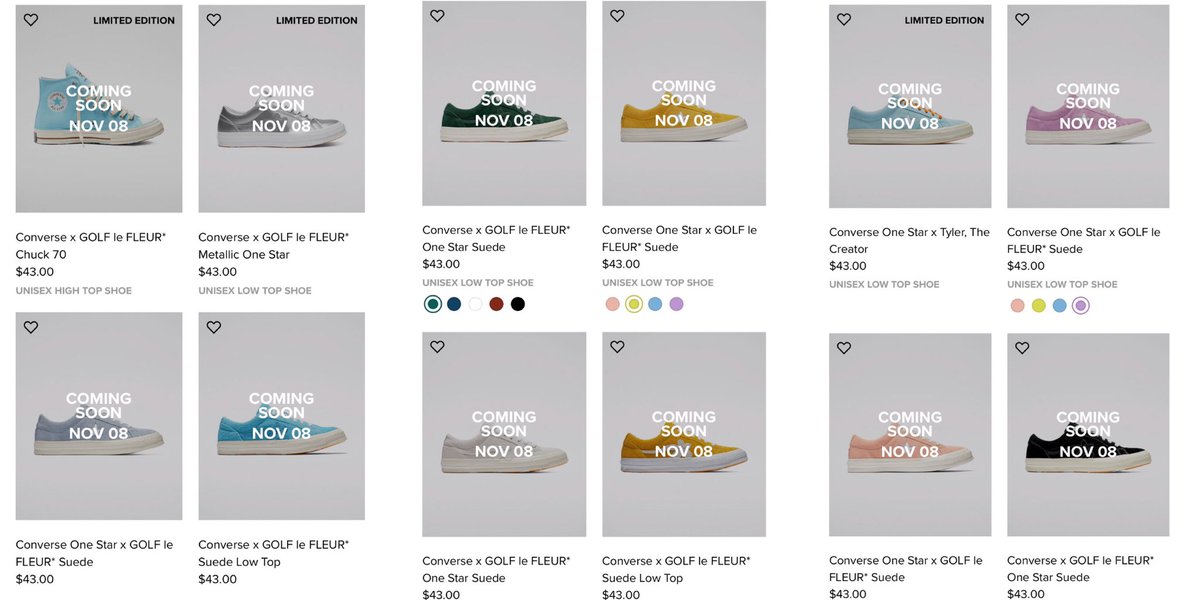 converse golf le fleur restock
