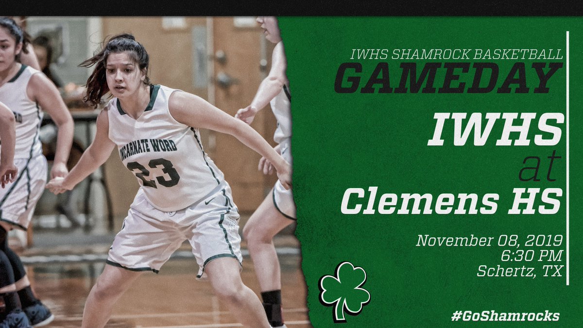 Good luck to both basketball &amp; soccer tonight! Basketball will play @ Clemens, freshmen &amp; JV @ 5pm &amp; varsity will follow. Soccer will play @ Alamo Heights HS against Austin St. Michael's @ 7pm. Wear GREEN, put on a jacket, &amp; go support your Shamrocks! #goshamrocks #gogreen
