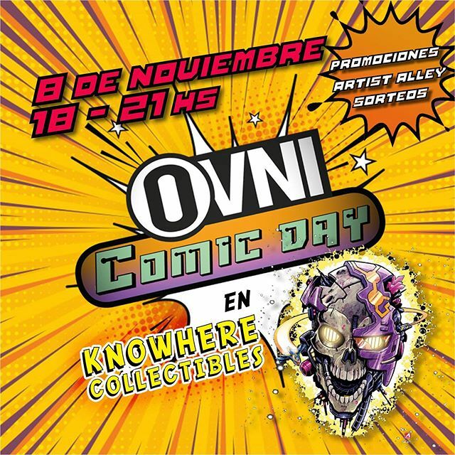 LLEGÓ EL DÍA! Hoy es el primer #OvniComicDay en @knowherecollectibles junto a los amigos de @ovnipressedit ❤️🔥🤘🏻
Te esperamos en Honduras 5720 de 18 a 21 hs para pasar el mejor after que podes pedir!, cargado de novedades comiqueras de @marvel <a href="/dccom/">diego cesar commatte</a>… ift.tt/2NuByHe
