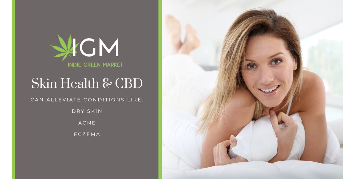 IGM_CBD's tweet photo. CBD oil is well-known for its pain-alleviating properties &amp; its useful benefits of helping relieve anxiety, but many people aren’t aware of the beauty benefits associated with it. CBD oils can alleviate skin conditions like acne, dry skin, &amp; eczema.
Learn more ... (1/2) https://t.co/s66CBqQh2I