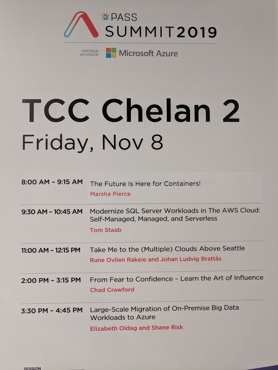 Tom Staab (@tomsql) on Twitter photo I'm so excited for the opportunity to present at #PASSSummit for the first time. Please join me to learn about the great options for <a href="/SQLServer/">Microsoft SQL Server</a> on <a href="/awscloud/">Amazon Web Services</a> . I'm so excited for the opportunity to present at #PASSSummit for the first time. Please join me to learn about the great options for <a href="/SQLServer/">Microsoft SQL Server</a> on <a href="/awscloud/">Amazon Web Services</a> .