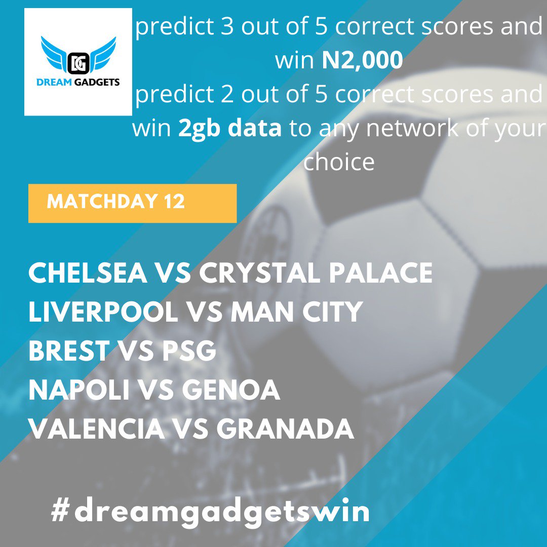 DreamGadgetsNG's tweet photo. To win, 

- You must be following @DreamGadgetsNg. 
- You must retweet.
- Reply this tweet using #dreamgadgetswin

Entries end 12:00 PM (WAT), Nov 9, 2019.

#TachaHomecoming Naira Marley #KFCProposal #TachaStormsPH #Ikeonyema #KFCWEDDING #MeetAndGreetMercy #NightOfMercyLagos https://t.co/Um2fqCF8dF