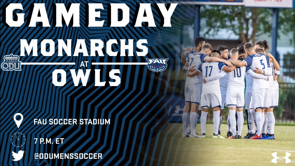 ODUMensSoccer's tweet photo. GAMEDAY!!
Win and we're in.

🆚 FAU
📍 Boca Raton, Fla.
⏰ 7 p.m. ET
🖥️ CUSA TV
📊 https://t.co/RF6WzFzq2P

#ODUSports | #Monarchs https://t.co/KD1i4Ludgb