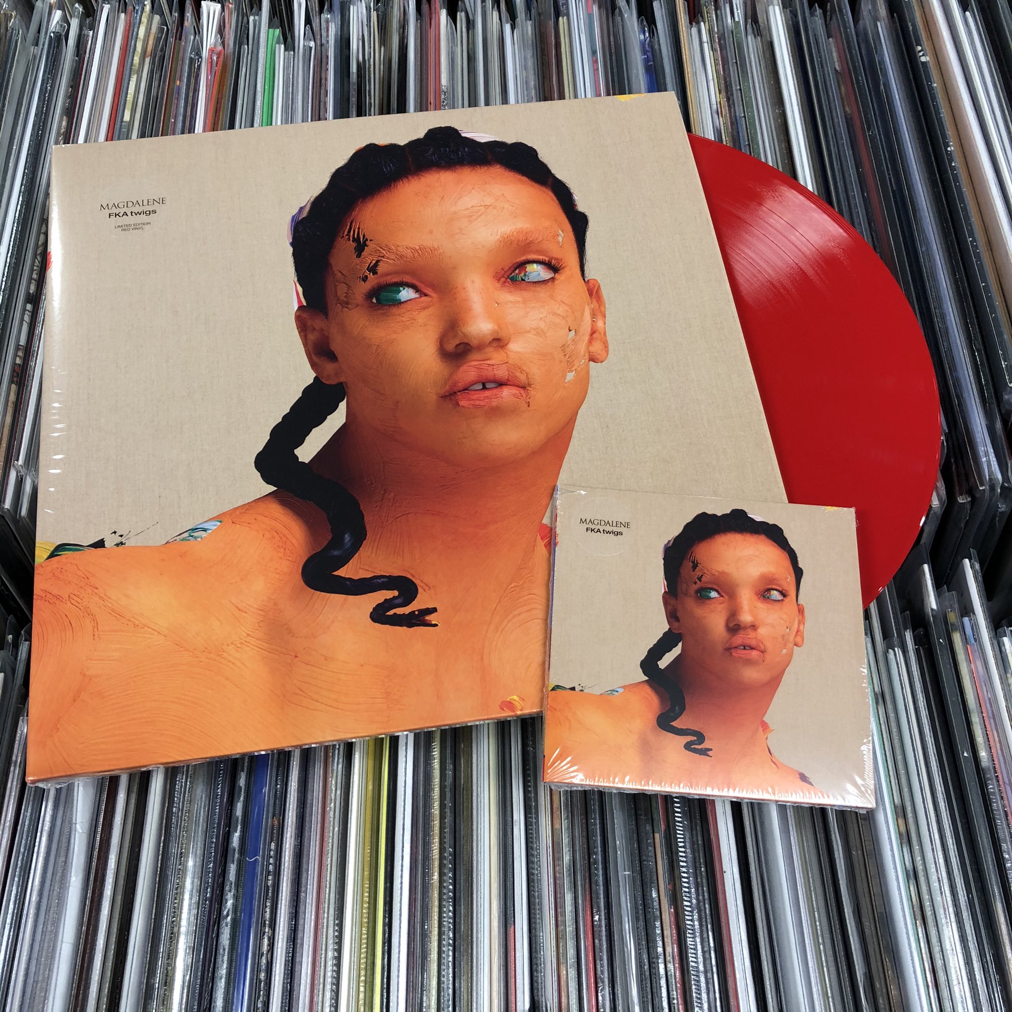 rolige virksomhed Overskæg David's Music on Twitter: "TODAY! FKA Twigs - Magdalene CD / LP *indies  limited ed. RED Worth the wait? Yes, we think so. The ever idiosyncratic  Twigs delivers another innovative and impressive