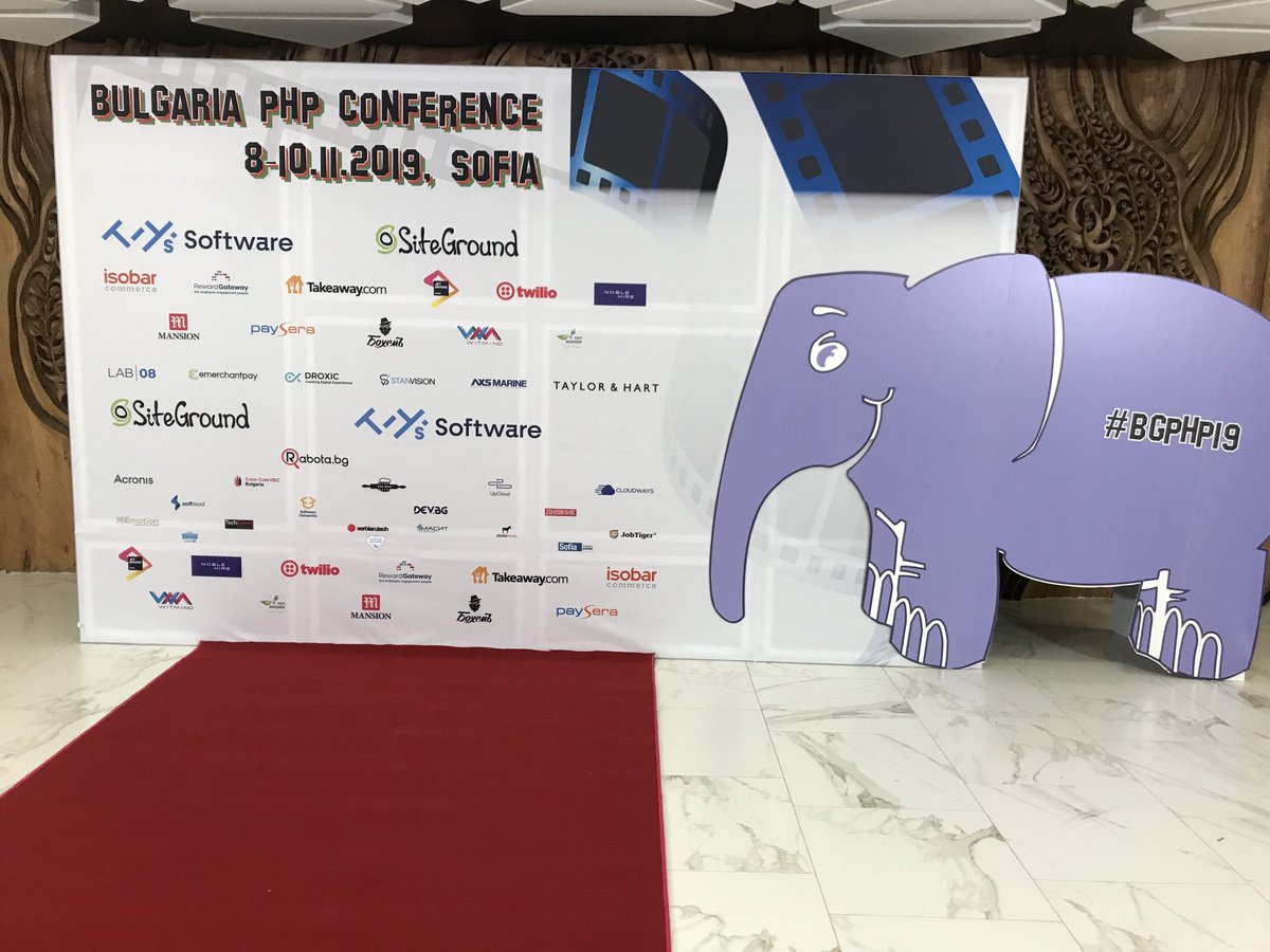 CalEvans's tweet image. Walk the red carpet at #bgphp19