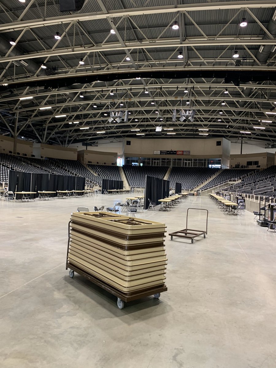 Getting this arena ready for church! On Sunday the Curtis Culwell Center becomes a Northplace Worship Center. All services combined into one history-making, destiny-shaping moment at 10:30 AM. In 1921, a prayer gathering launched a church. Sunday we launch a movement! Finish it!