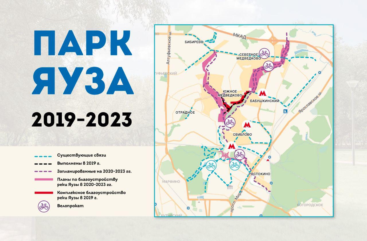 Благоустройство Чермянки парк Яуза