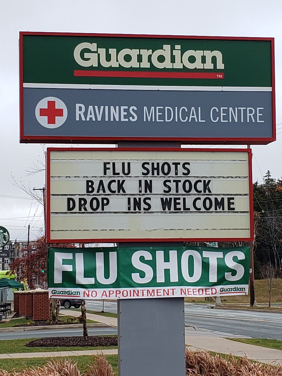 SCarrMcKesson's tweet photo. Stop into any @AMPGuardian location to get your flu shot today! No appointment needed! #Halifax #Bedford #Spryfield #Rockingham #Timberlea #HatchetLake #Elmsdale #Stewiacke #Shubenacadie https://t.co/3Rnr2pMm2z