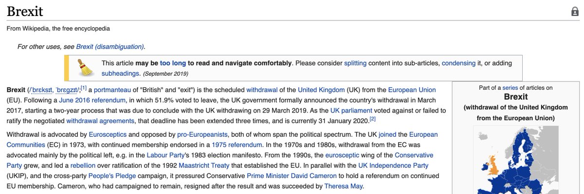 Hey, <a href="/adamhillscomedy/">Adam Hills</a> #isitok that even the Brexit wikipedia page is too long to navigate comfortably?
