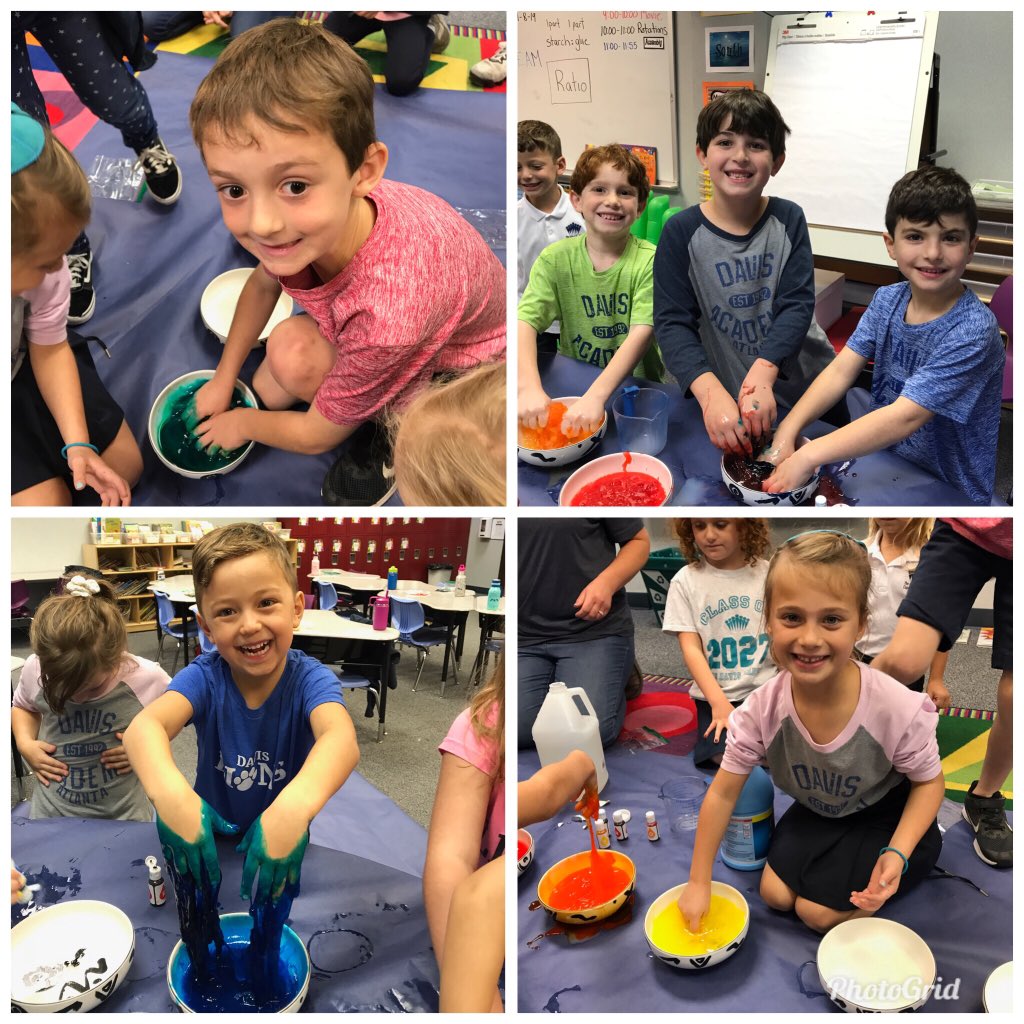 MsEdison17's tweet image. We made slime during our STEAM rotations. #davis1