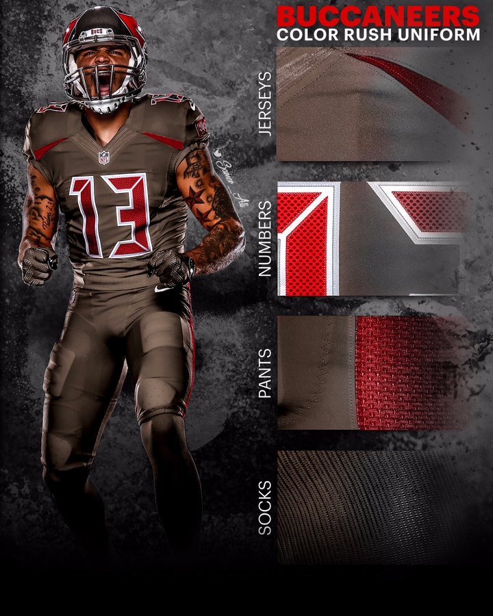 bucs pewter uniforms