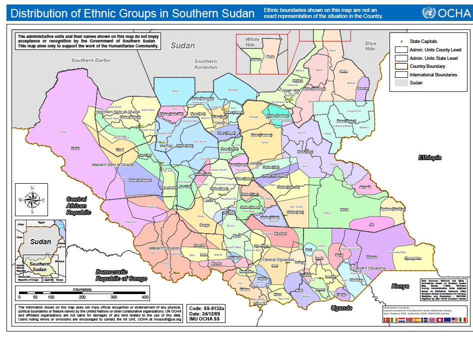 Obviamente ganó el Sí por 98% a 2%, y finalmente Sudán del Sur se independizó. Ahora sí, ¡todos felices! Bueno no. Sudán del Sur se compone de mas de 160 tribus o etnias, con peleas ancestrales. Era cuestión de tiempo a que esas diferencias comiencen a escalar.
