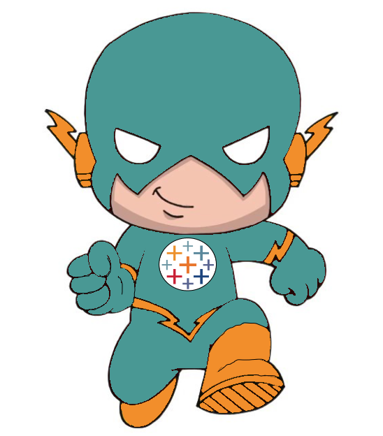 BMooreWasTaken's tweet photo. My #DataSuperhero is The "Dash" who can build dashboards at lightning speed. Hopefully i'll get a chance to use that power in the finals at this year's #TUGTipsBattle https://t.co/7v89lh71rX