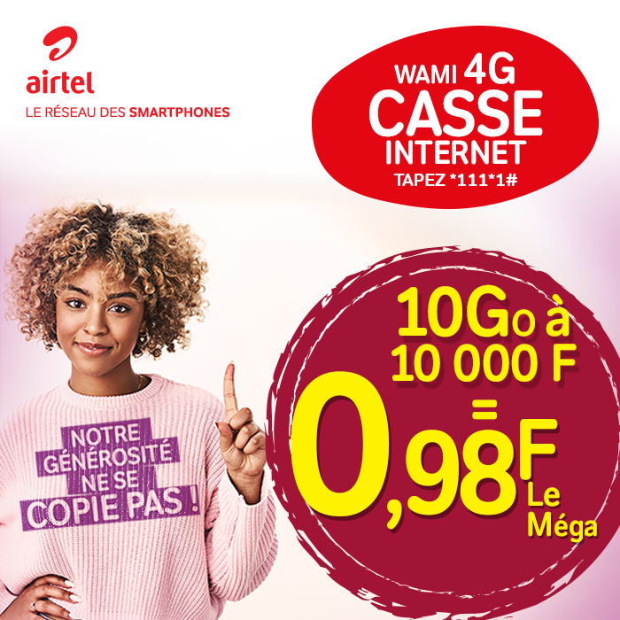 Airtel_GA's tweet photo. [WAMI CASSE INTERNET]
Le cube maggi fait sa pub mais le SEL reste serein !
Ce week-end on reste concentré alors tapez *111*1# pour profiter de la WAMI4G
#WAMI4G #YaMieux #ToujoursMieux #CestICI https://t.co/GaIqsvpsfC