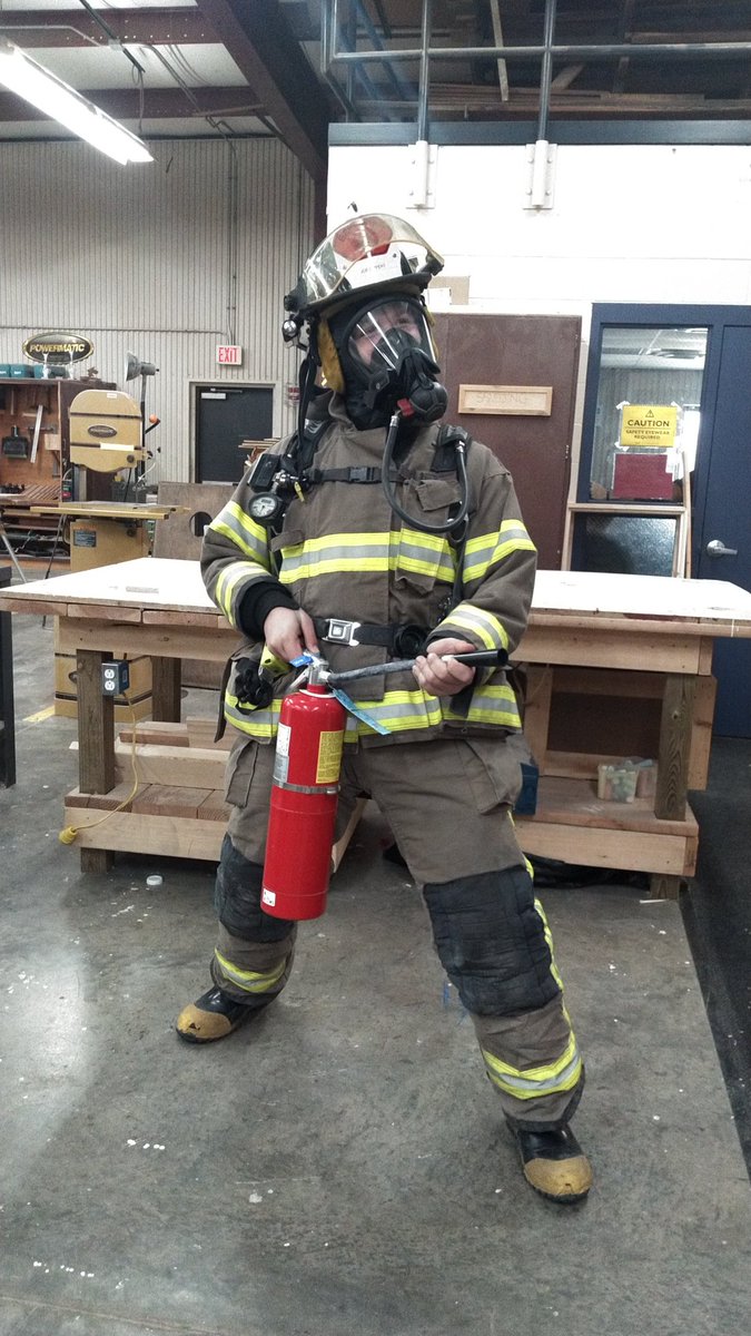 Firefighter Joe wants to remind you that only you can prevent shop fires. #mepoclassroom