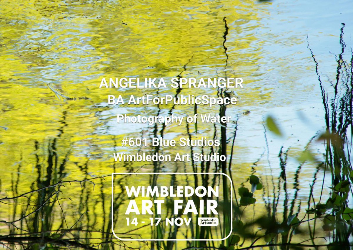 AngelikaArt's tweet photo. I am delighted to show
#fineartphotography of #water
& #immersiveart at
#LondonSW #artfair in
#Earlsfield #Wimbledon
14.-17. Nov 2019
#MeetTheArtist
150 #openstudios
selling amazing #art
β€ #artforyourhome
π #WimbledonArtFair
π #WimbledonArtStudios
π· #AngelikaSpranger https://t.co/V9BOOz3Dkk