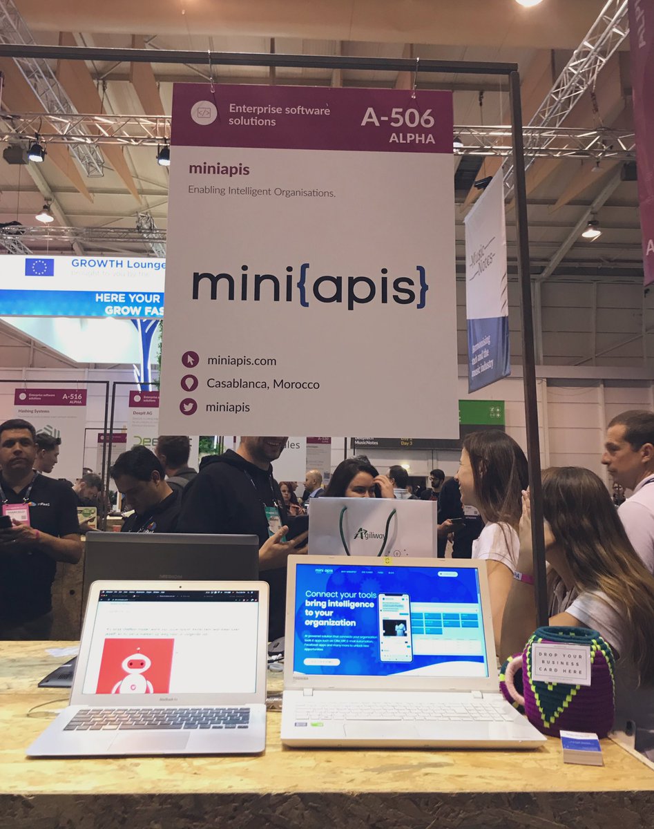 Safaaboubia's tweet image. Our journey at #Websummit19 is over now 🙌🏽

I am so grateful for the wonderful friends who expressed their support, by coming to our stand or texting me, and of course big up to the wonderful @miniapis team!

Cheers everyone ❤️