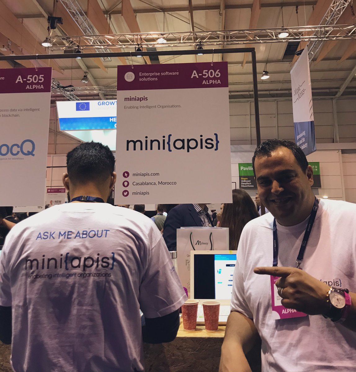 Safaaboubia's tweet image. Our journey at #Websummit19 is over now 🙌🏽

I am so grateful for the wonderful friends who expressed their support, by coming to our stand or texting me, and of course big up to the wonderful @miniapis team!

Cheers everyone ❤️