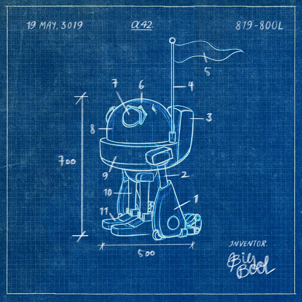 Look how cute I looked on the drawing board #babyrobots #gamedev #gameart